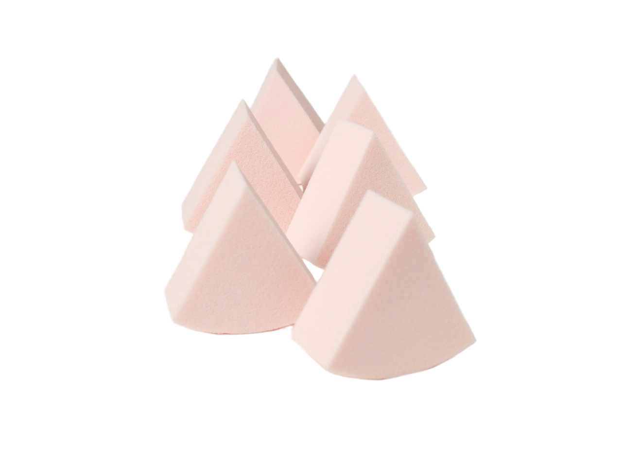 PINK DOSE Triangles Sponge – 6 Pcs