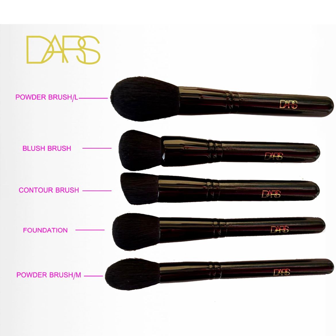 DARS Make Up Brush Set - 15pcs