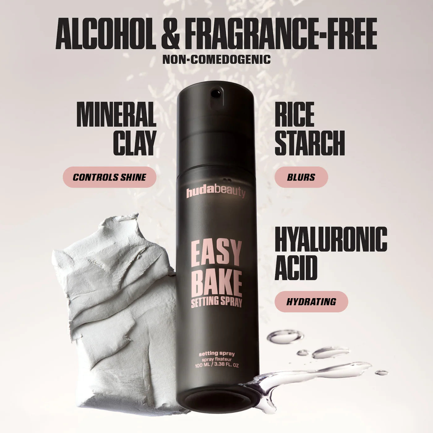 HUDA BEAUTY Easy Bake Blurring Setting Spray 16-Hour Wear