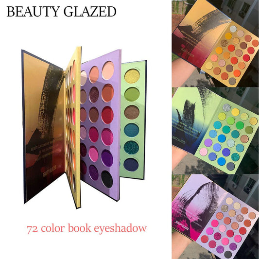 BEAUTY GLAZED- Color Shades Eyeshadow Palette (72 Colors )