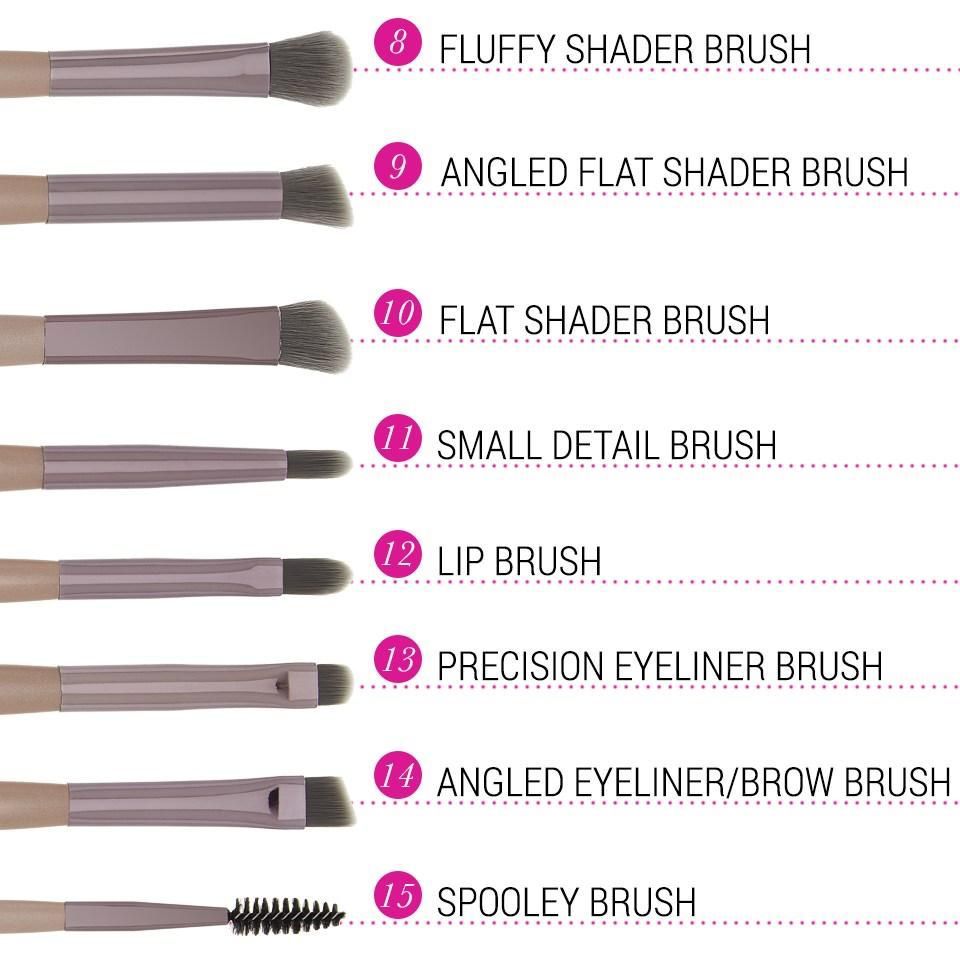 BH Cosmetics Makeup Brushes Set - 15Psc