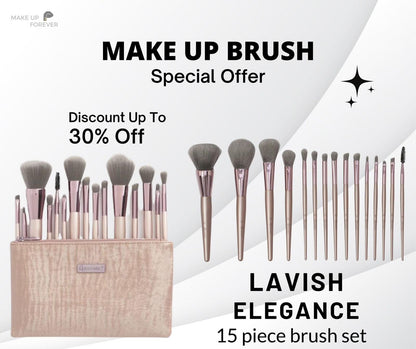 BH Cosmetics Makeup Brushes Set - 15Psc