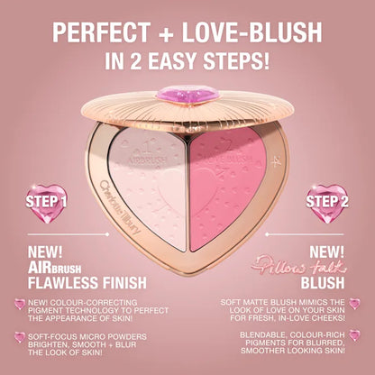 Charlotte Tilbury Pillow Talk Beauty Soulmates Blush Palette – Flawless Pink