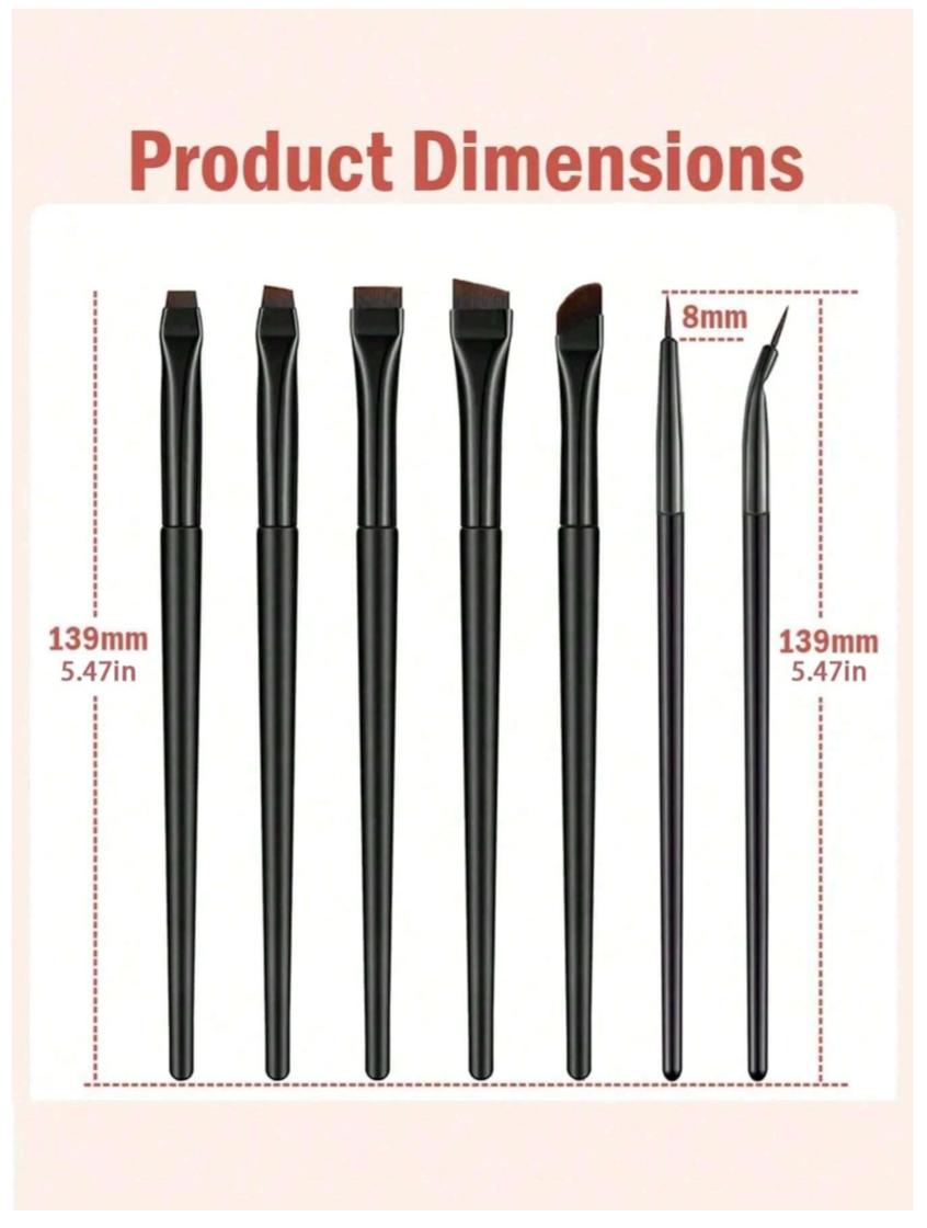 7Pcs Eye Makeup Brush Set