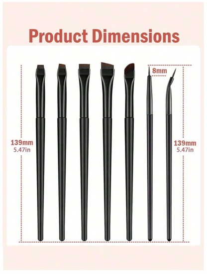 7Pcs Eye Makeup Brush Set