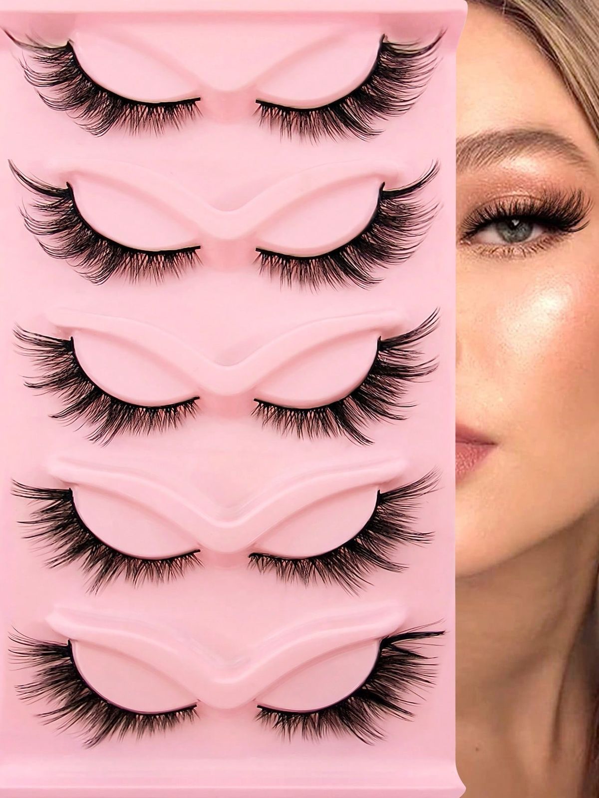 Eyelashes Thick & Fluffy – 5 Pairs