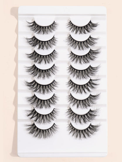 Eyelashes Thick & Fluffy – 8 Pairs