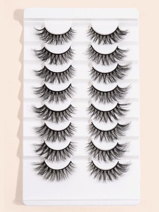 Eyelashes Thick & Fluffy – 8 Pairs