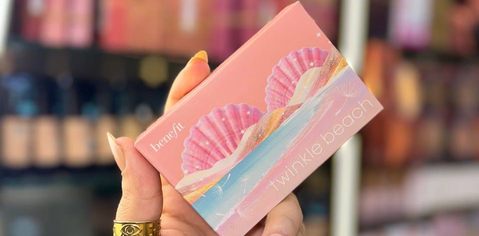 Benefit Twinkle Beach Mini blush & highlighter palette