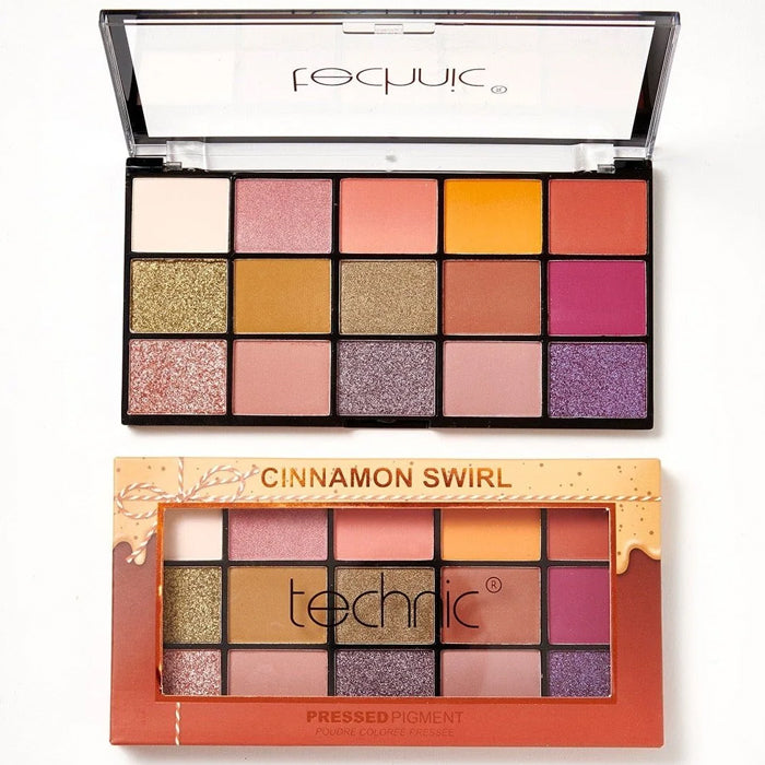 ظلال العيون التقنية 15 لونًا