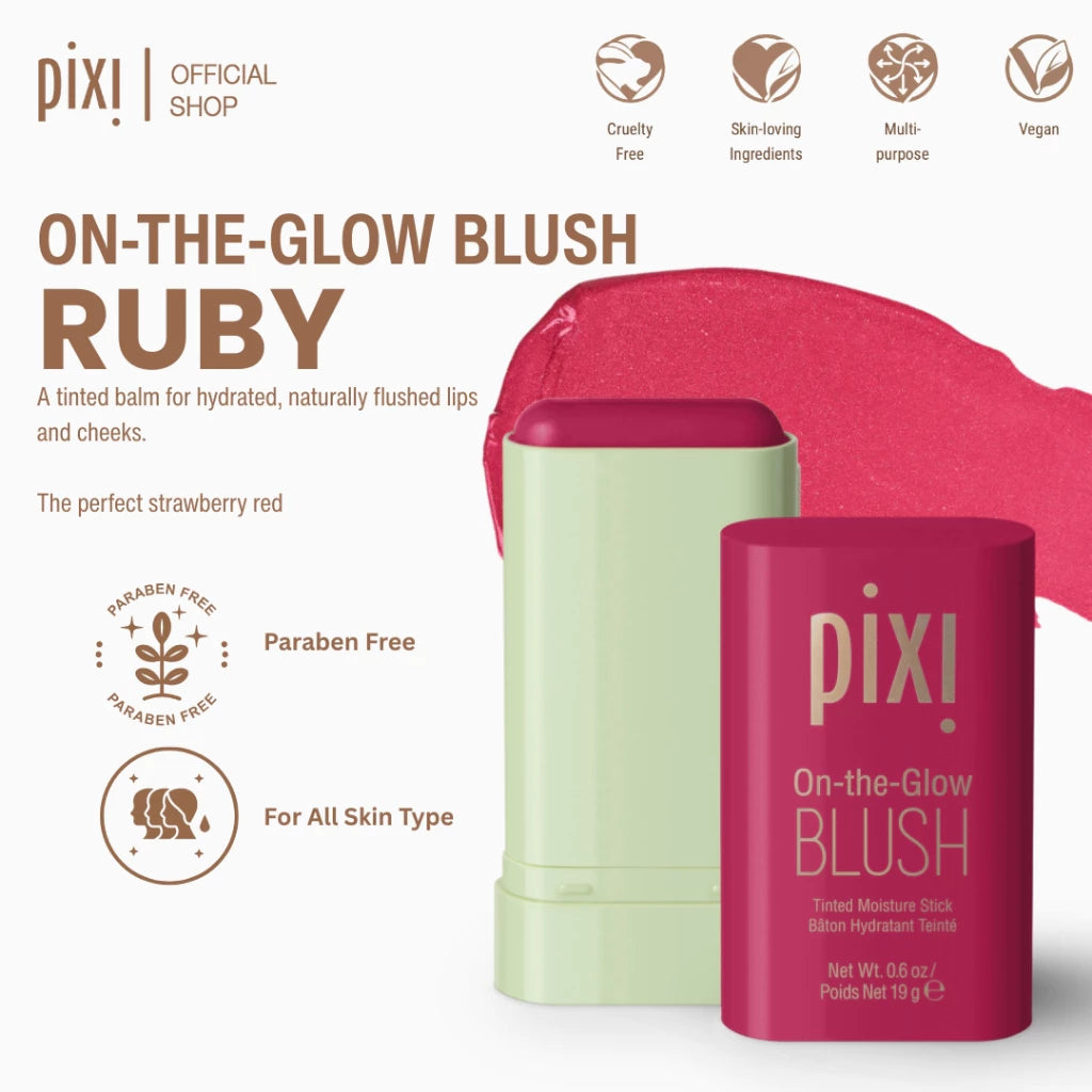 أحمر الخدود الكريمي المتوهج من Pixi 💕