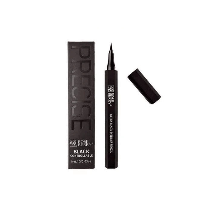 ROSE BERRY Ultra Black Eyeliner Pencil