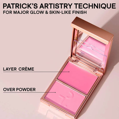 PATRICK TA Major Headlines Double-Take Crème & Powder Blush