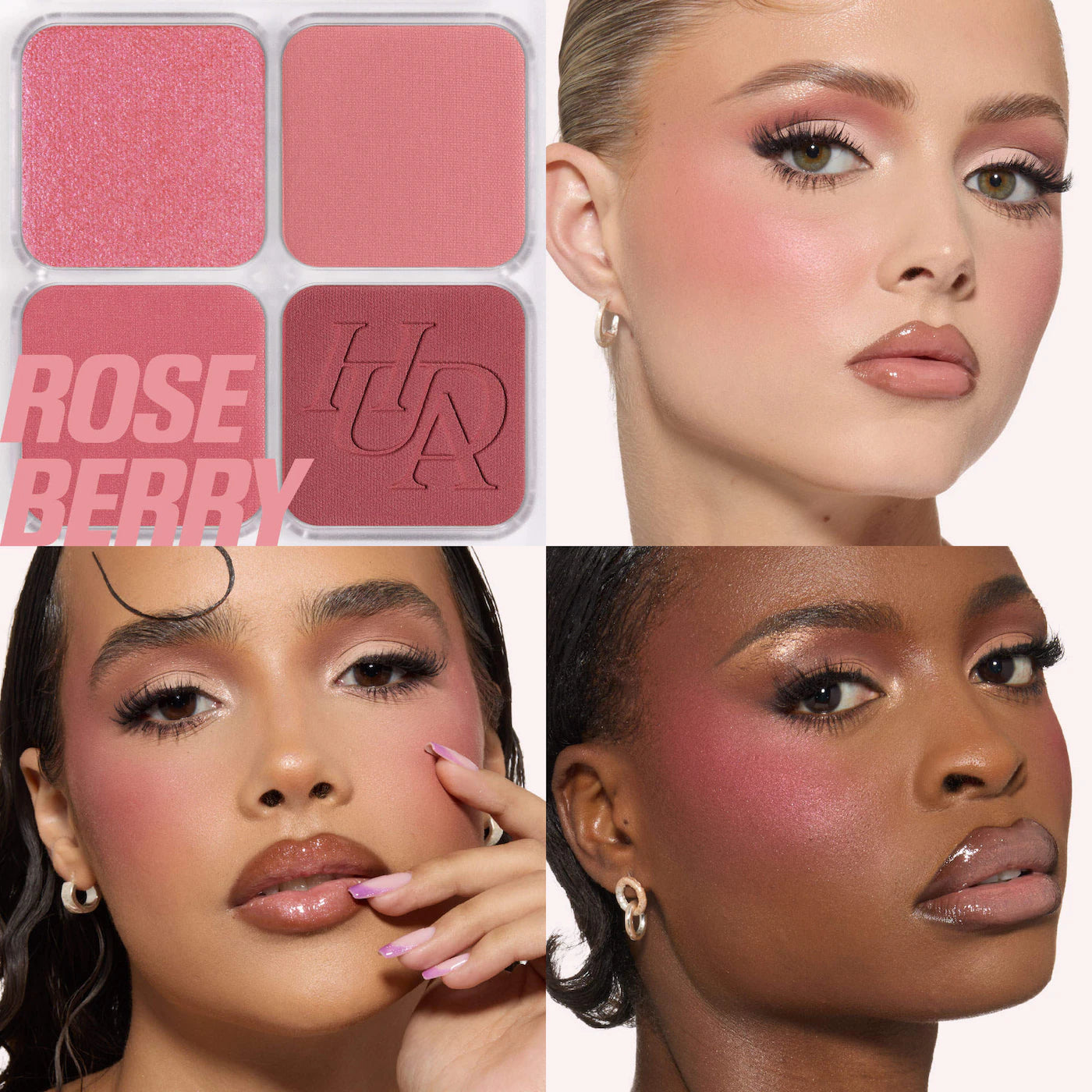 HUDA BEAUTY  Blush Filter & Blurring Palette - Rose Berry